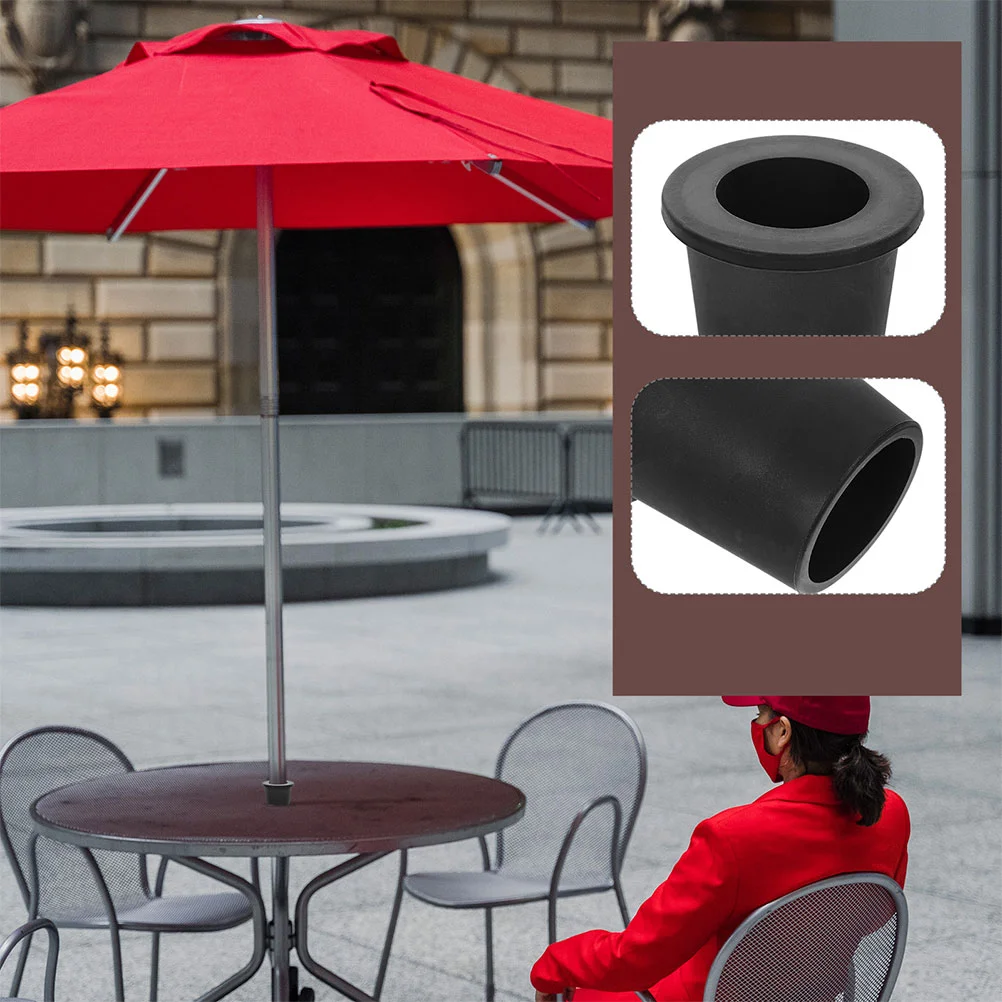 2 Stuks Paraplu Zon Cover Patio Tafel Gat Plug Outdoor Grommet 650X650X600CM Zonnescherm Parasol witte Ring