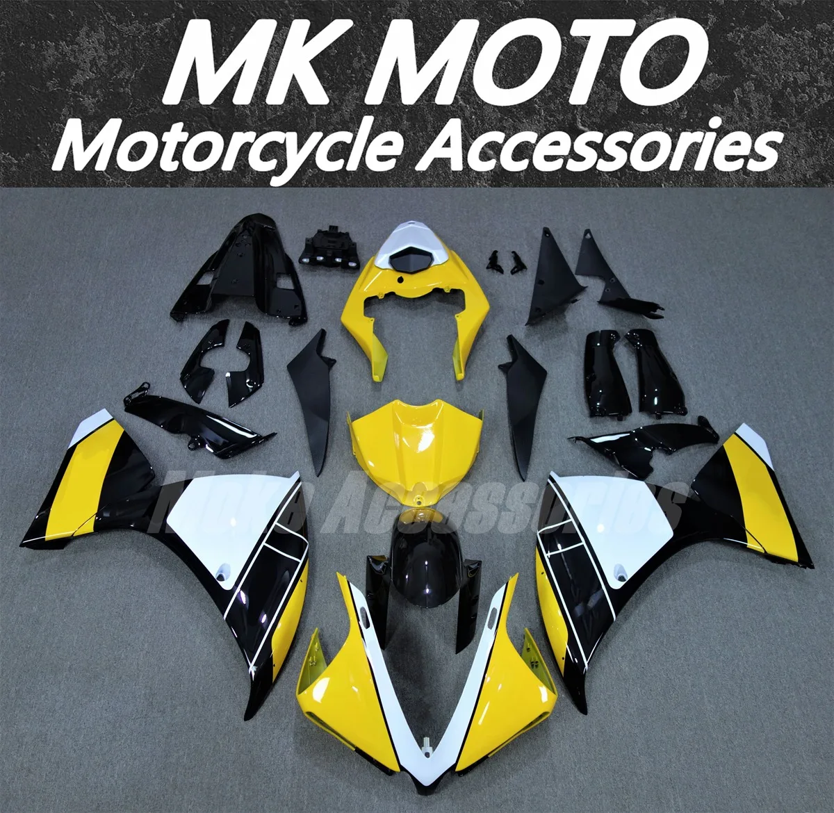 

Motorcycle Fairings Kit Fit For YZF R1 2012 2013 2014 Bodywork Set High Quality ABS New Injection Black Yellow White