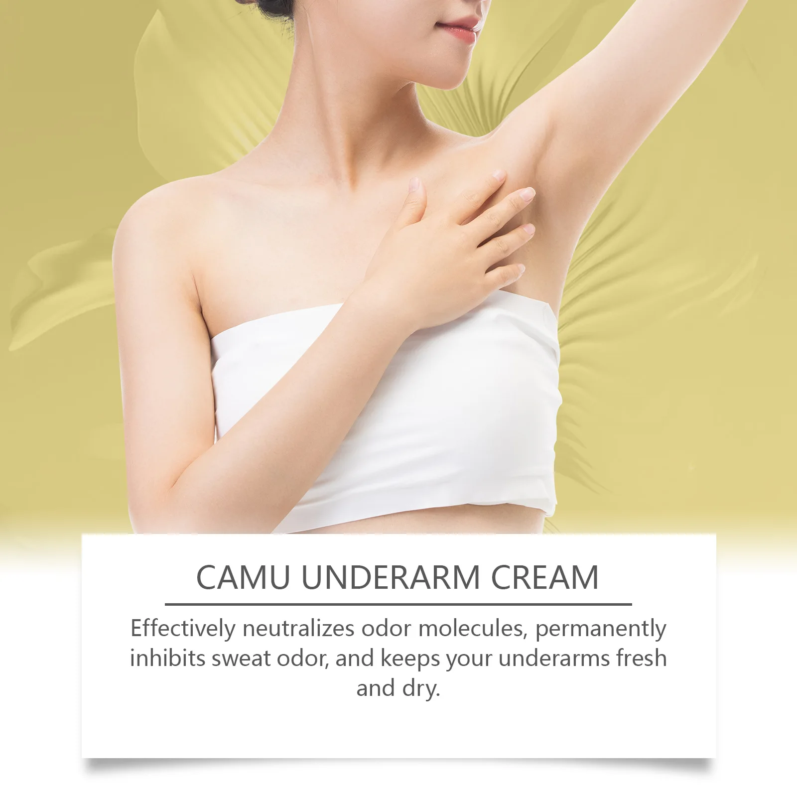 Underarm Care Deodorant Cream Prevent Body Odour Sweat Armpit Odor Clean Fresh Armpit Keep Dry Cool Not Irritating Armpit Cream