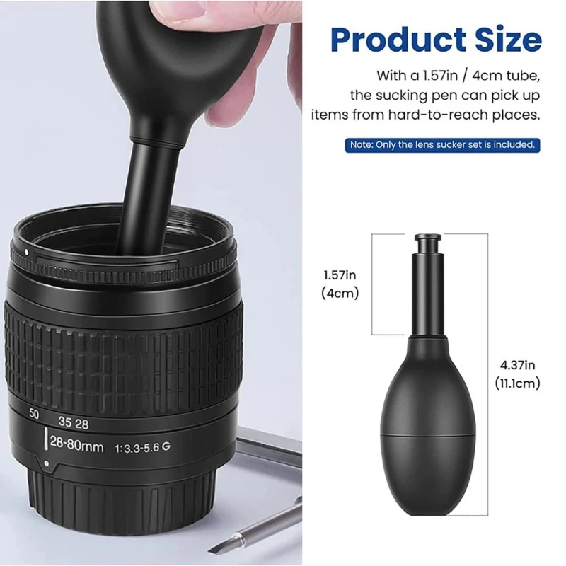 8-in-1 Camera Lens Puller Extended Anti-static Vacuum Suction Pen with Suckers Drop Shipping