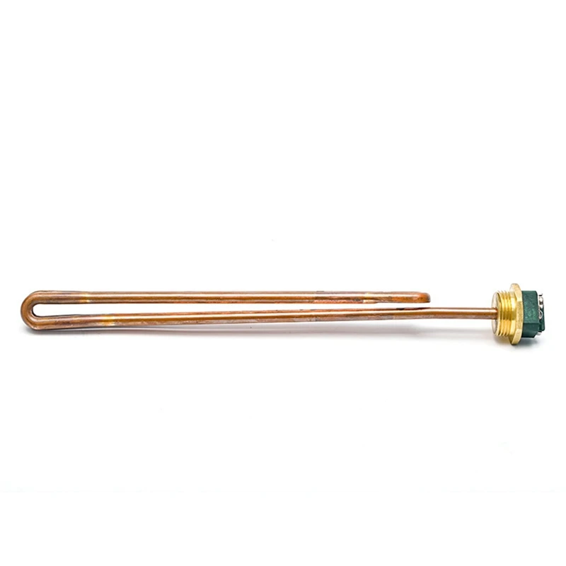 

2 Piece DN32 1 1/4 Inch Adjustable Temperature Electric Heat Pipe Copper Heating Tube Electric Heat Pipe EU Plug