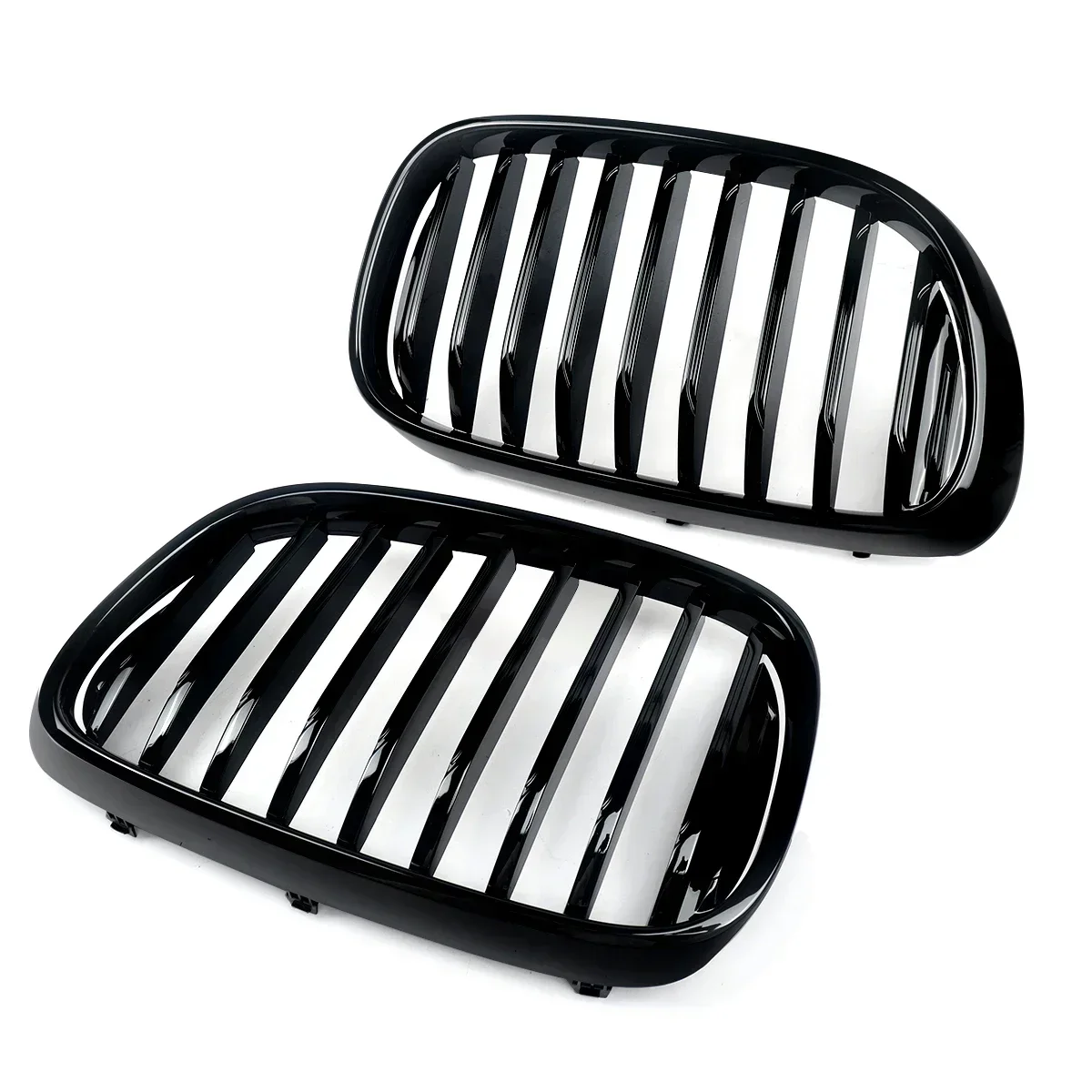 Gloss Black Racing Grills para BMW, grade dianteira brilhante, apto para BMW G11, G12, 7 Series, 2016, 2017, 2018, 740i, 750i, 760i