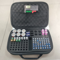 Battery Storage Box Organizer AA/AAA/9V Battery Hard Case with Tester Checker 118+ Batteries Holder Bag