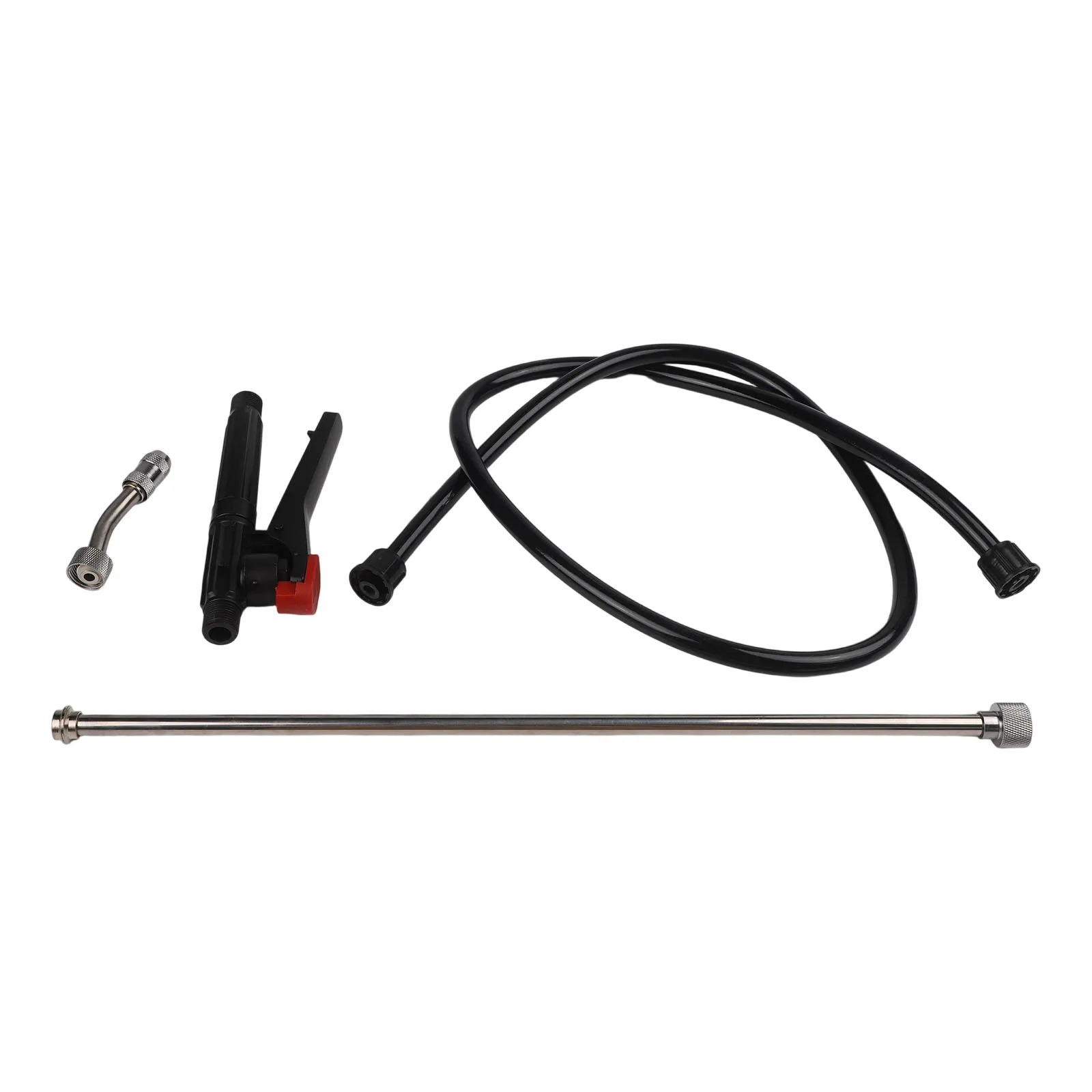29 Inch Stainless Steel Sprayer Wand with Rotating Nozzle and Threaded Connector for Standard Hose Applications