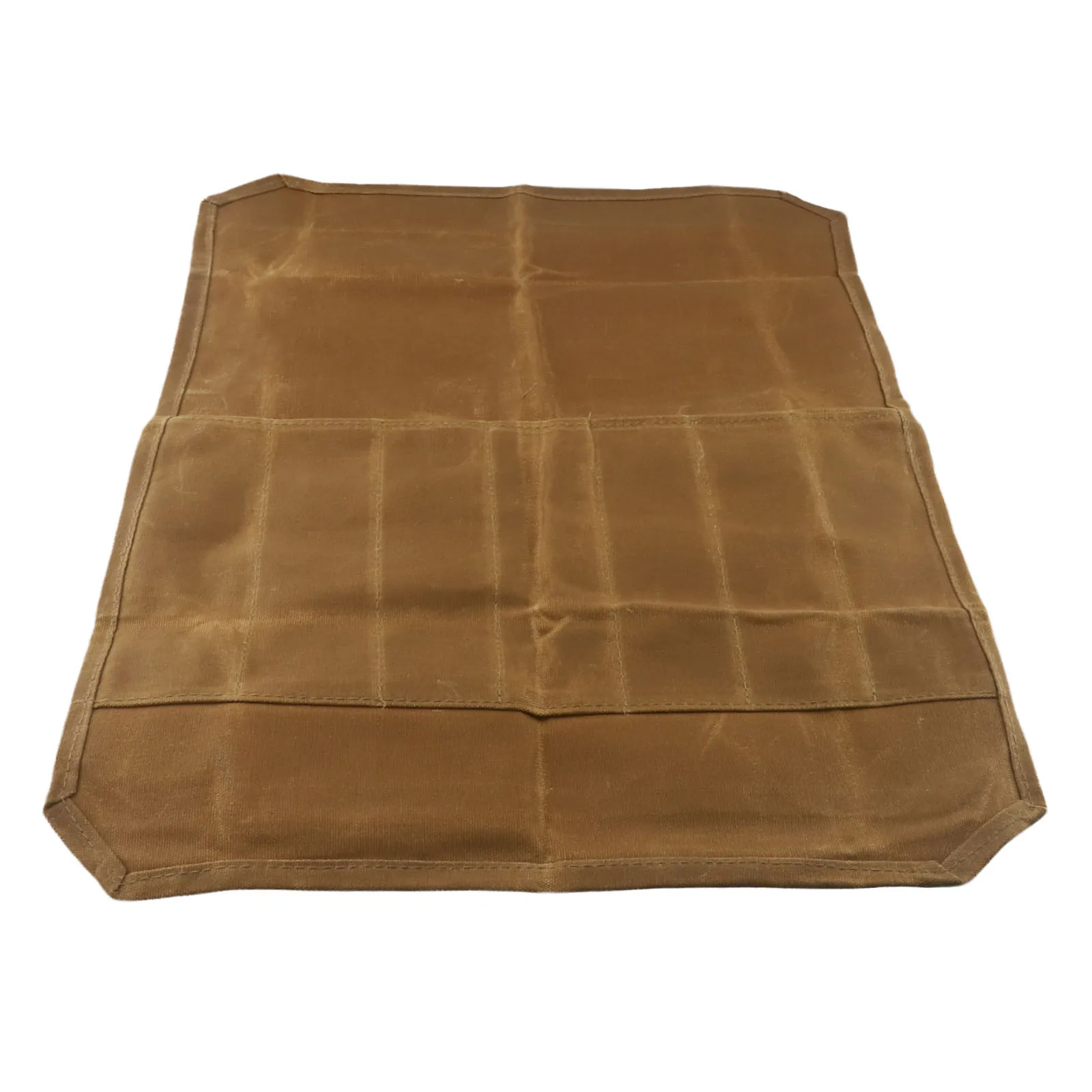 

Waxed Canvas Cutter Roll Bag Organized Storage Space Chef Picnic Camping Barbecue Kitchen Portable Storage Bag Chef Bag