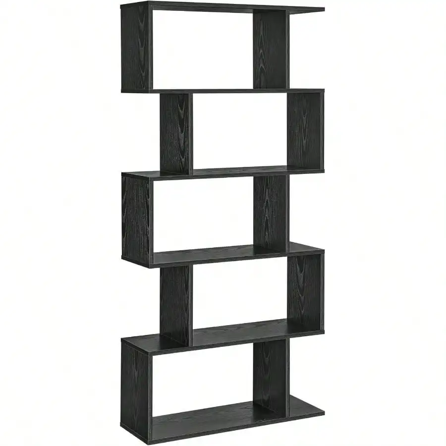 

Bookshelf, 5-Tier Bookcase, Tall Display Shelf, Freestanding Storage Shelf, Room Divider, For Home Office, Living Room, Study