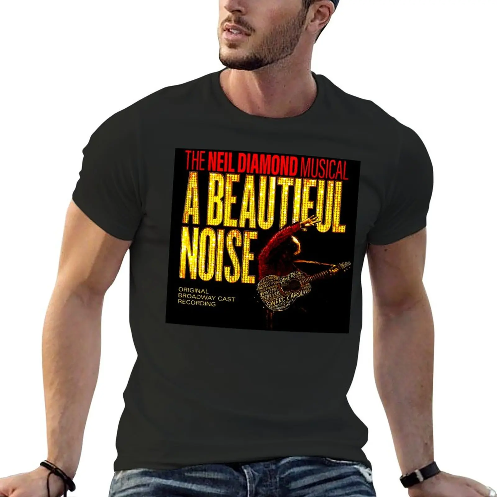 A Beautiful Noise T-Shirt summer tops tees anime stuff heavyweight t shirts for men