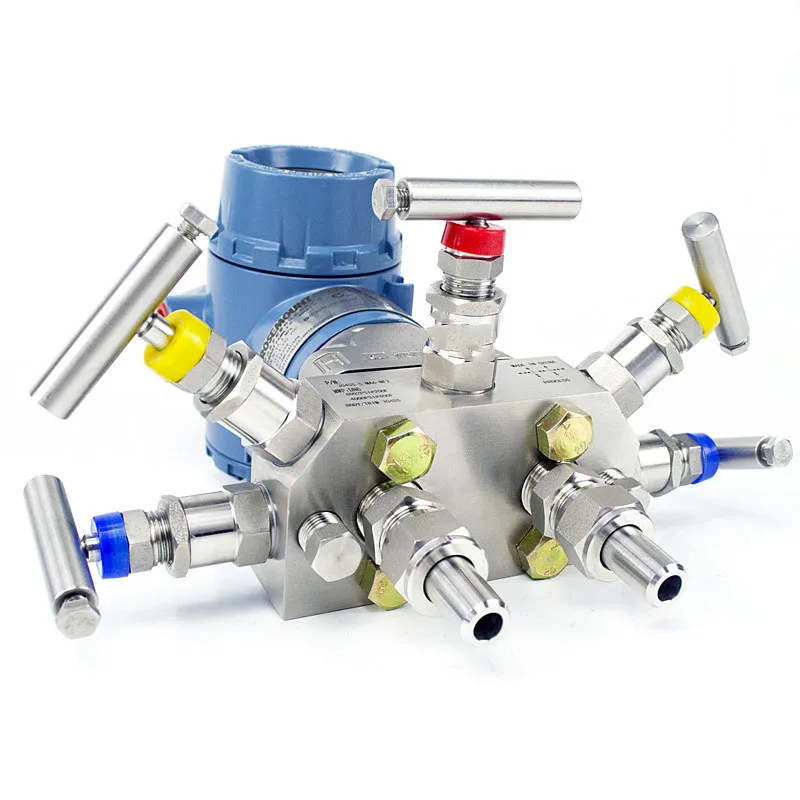 Integrated Five-Valve Set Stainless Steel EJA Pressure Differential WF-5 Shutoff Valves with Internal Thread Transmitter