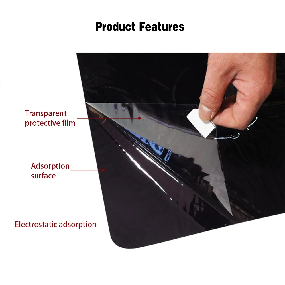 نافذة السيارة الظل ملصقات كهرباء المضادة للأشعة فوق البنفسجية الخصوصية أسود أبيض منقط ظلة ملصقات نافذة للكتل الجانبية السيارات 2028 #3