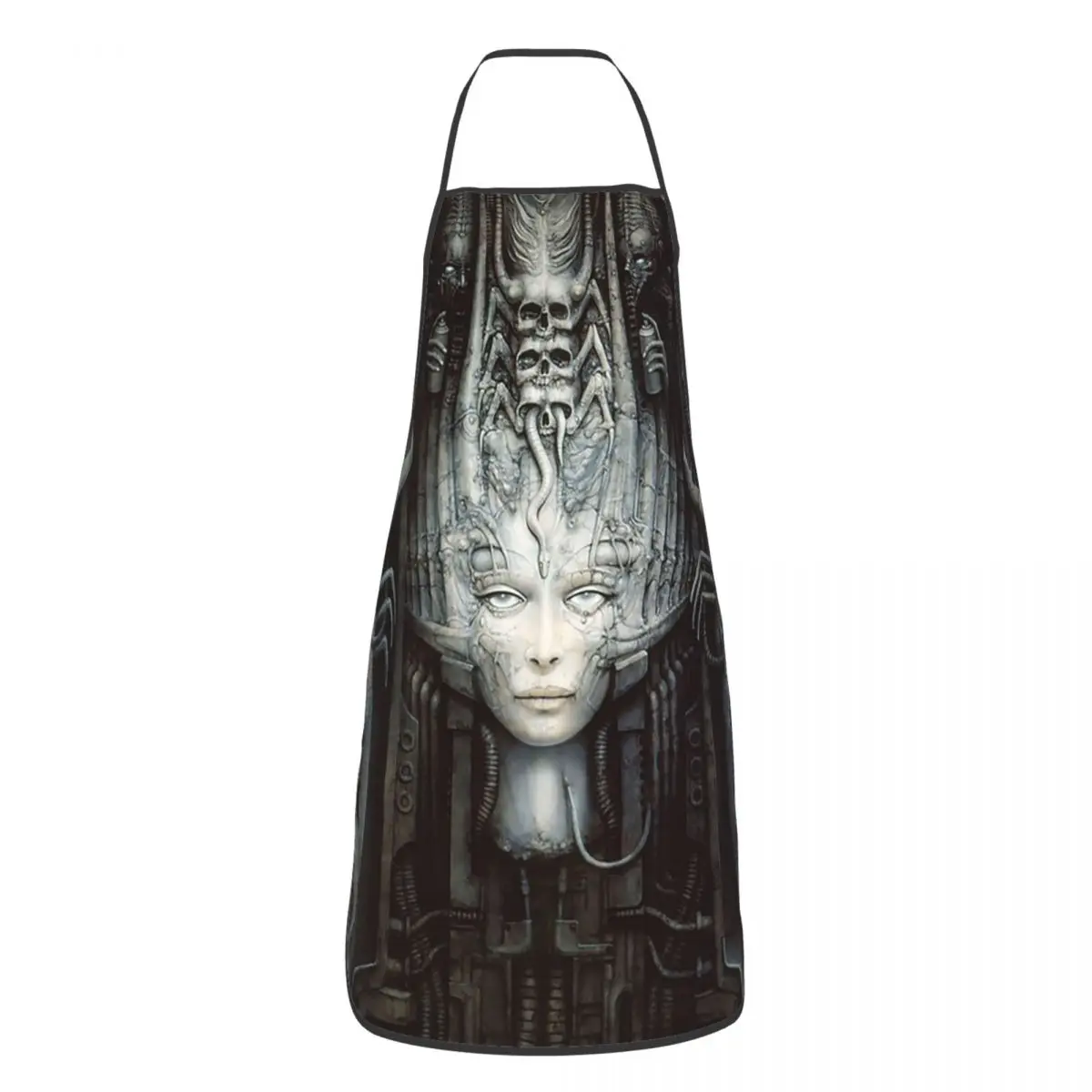 

HR Giger - Li - Фартуки для рисования Шеф-повар Кулинария Кухня Таблер Водонепроницаемый нагрудник Кухонный фартук для уборки для женщин и мужчин Картина