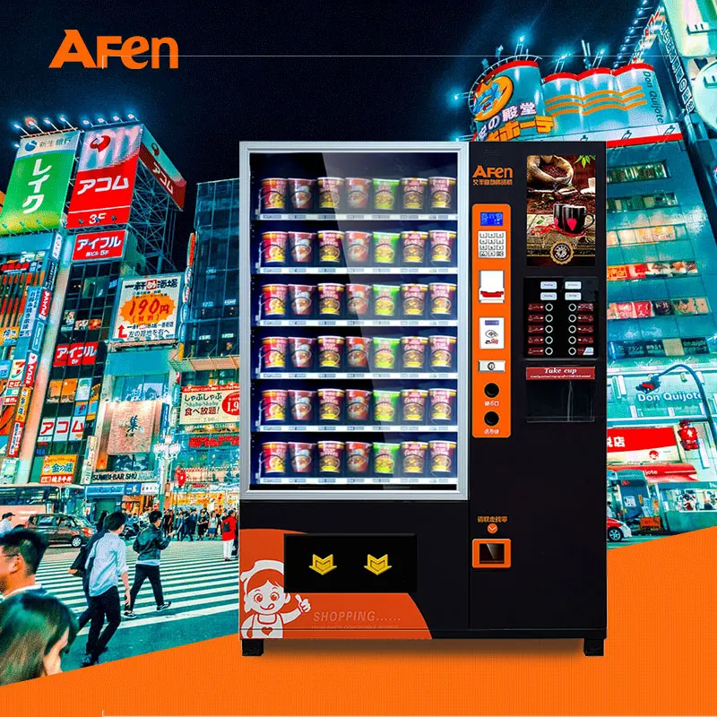 AFEN cell cabinet community store instant noodle cup noodle healthy coffee vending machine