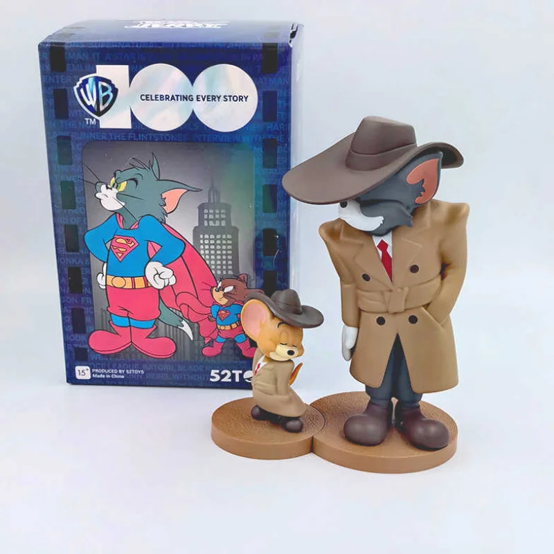 9cm Tom And Jerry Blind Box Warner Anniversary Collection Series Mysterious Surprise Box Tom And Jerry Christmas Kids Gift