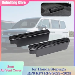 Car Seat Air Cover for Honda Stepwgn RP6 RP7 RP8 2023~2025 2024 Duct Floor Under Exhaust Vent Outlet Grille Trim Cap Accessories