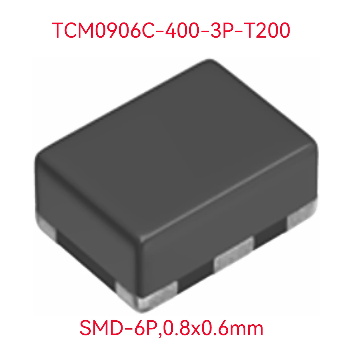 50 قطعة الأصلي TCM0906C مرشح الوضع المشترك 40Ω @ 100 ميجا هرتز 5 فولت 100mA SMD-6P ، 0.8x0.6 مللي متر TCM0906C-400-3PT-200 400 CMC 100MA 3LN 40OHM