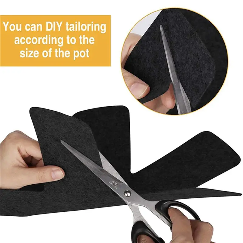 

A84G-Pan Protector,Set Of 10Pan Protection Felt 38Cm Protection Pot Protector,Anti-Slip Stacking Protection For Pans,Bowls