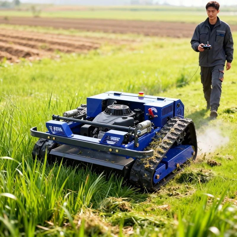 

Customized Industrial Grade 4 Stroke Self Propelled Lawn Mower - 2025 Innovative Remote Controlled for Farm Orchard Garden