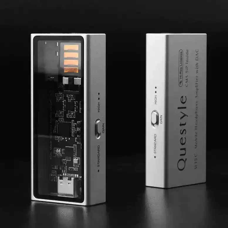 QUESTYLE CMA18 auriculares decodificación portátiles de alta fidelidad de cola pequeña insignia 3,5 4,4 equilibrio