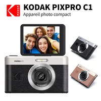 NUEVA cámara digital KODAK PIXPRO C1 Sensor todo en uno de 13 MP, lente de enfoque fijo de 26 mm y 180 °   LCD inclinable (no Kodak PIXPRO FZ55)