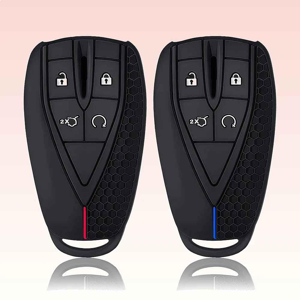 Silicone Car Remote Case KeyChain For Changan CS35 Plus CS55 Plus CS75 Plus Eado UNI-T UNI K Oushang X7 EV Rubber Key Cover