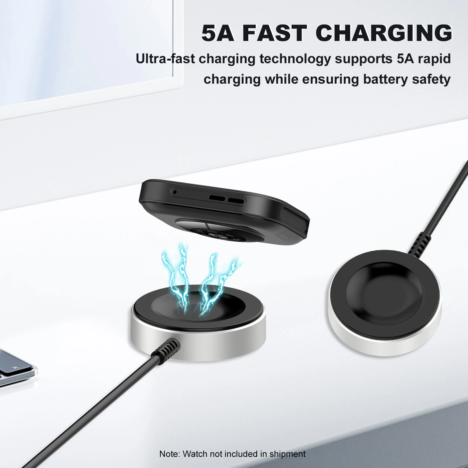 

Запасной USB-кабель для зарядки для Huawei Watch GT6/GT5/Fit 4, аксессуары, сменная зарядная док-станция, адаптер