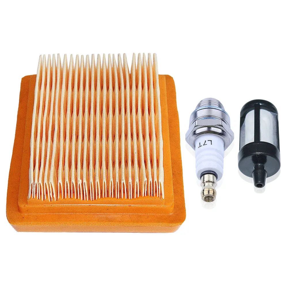 Air Fuel Filter Spark Plug Kit For Stihl FS120 FS200 FS250 FS300 FS350 FS400 FS450 Trimmer 4134 141 0300