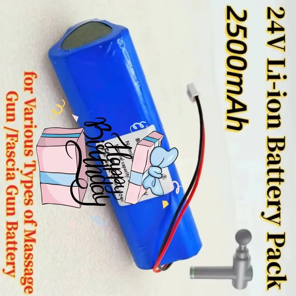 

Новый литий-ионный аккумулятор 24В 2500мАч для массажного пистолета Phoenix A1 (фасциальный пистолет), 100% новый, высококачественная замена батареи