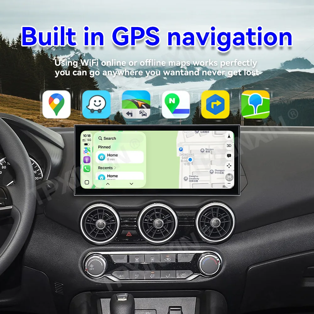 15.8 Inch 4K Screen Car Radio GPS Navigation For Nissan Sylphy 2020-2022 Multimedia Player CarPlay Android Auto Stereo Head Unit