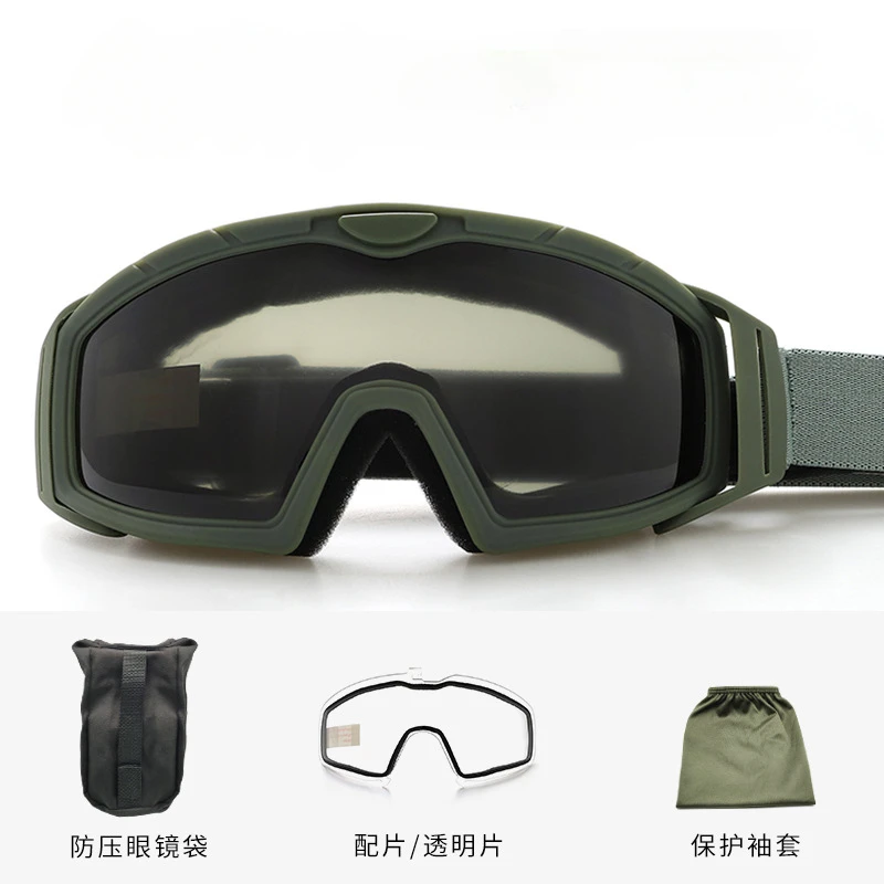 US Military Tactical Glasses Double-layer Anti Fog Shooting Goggles Wind and Sand Resistant Tactical Equipment