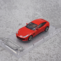 PK 1:64 Scale Diecast Alloy Ferrari GTC4 Lusso Supercar Toys Cars Model Classic Adult Gift Collection Souvenir Static Display