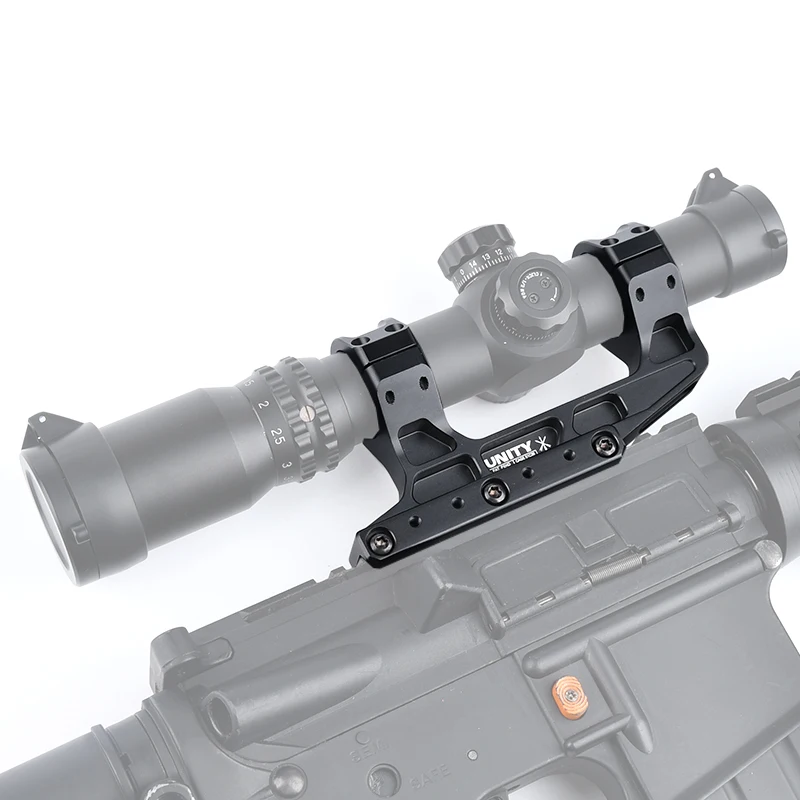 Pistola giocattolo tattica Airsoft Red Dot Sight Scope Mount 30mm LPVO Montaggio rapido con base su guida Picatiny da 20mm Accessorio per fucile AR15
