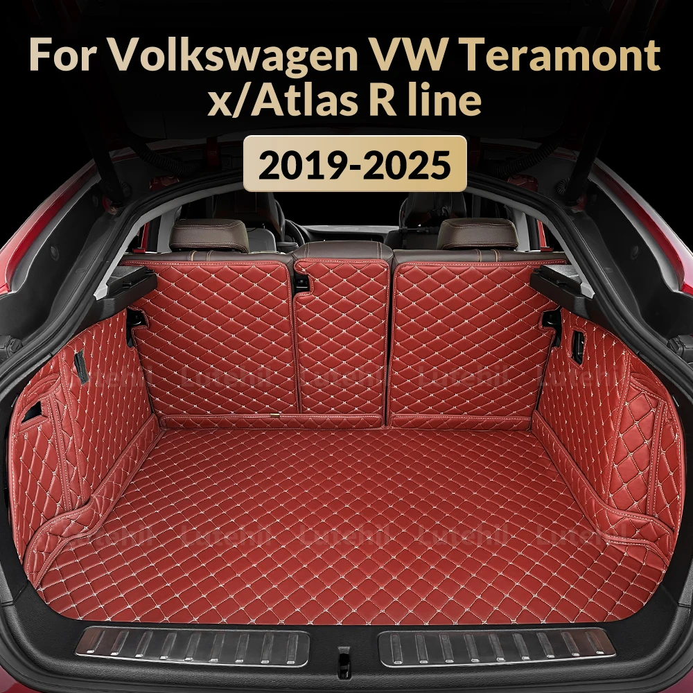 

LUTEHIL для Volkswagen VW Teramont x/Atlas R line 2019-2025, автоматический коврик для багажника с полным покрытием, автомобильный багажник, аксессуары для интерьера
