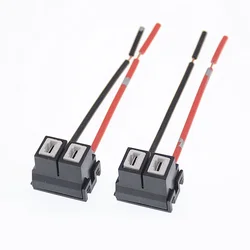 2PCS H7 Connector Auto Car Bulb Sockets Connectors Car Halogen Bulb Socket Power Adapter Plug Connector Wiring Harness