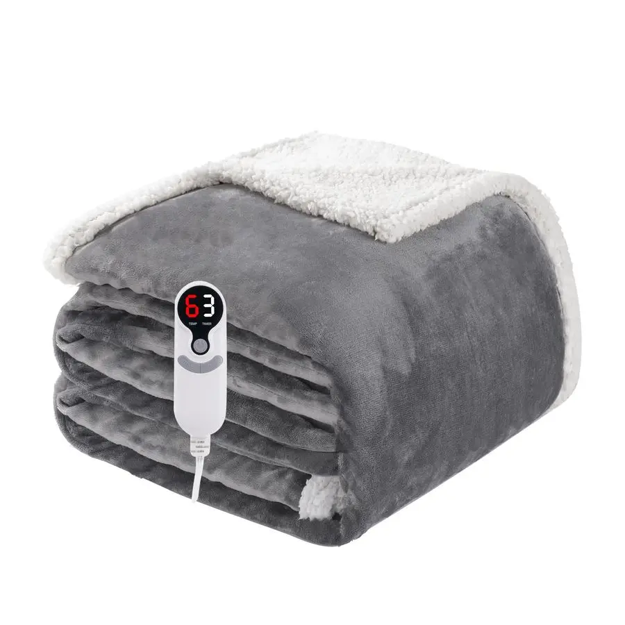 

Heated Blanket Full Size 72x84, Soft Flannel with Overheat Protection, 6 Adjustable Heat Settings amp 10Hour AutoOff Timer, Fast