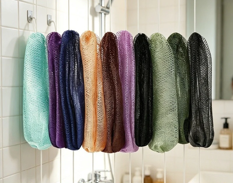 3PCS Somenie Authentic African Exfoliating Net Bath Sponge view 2