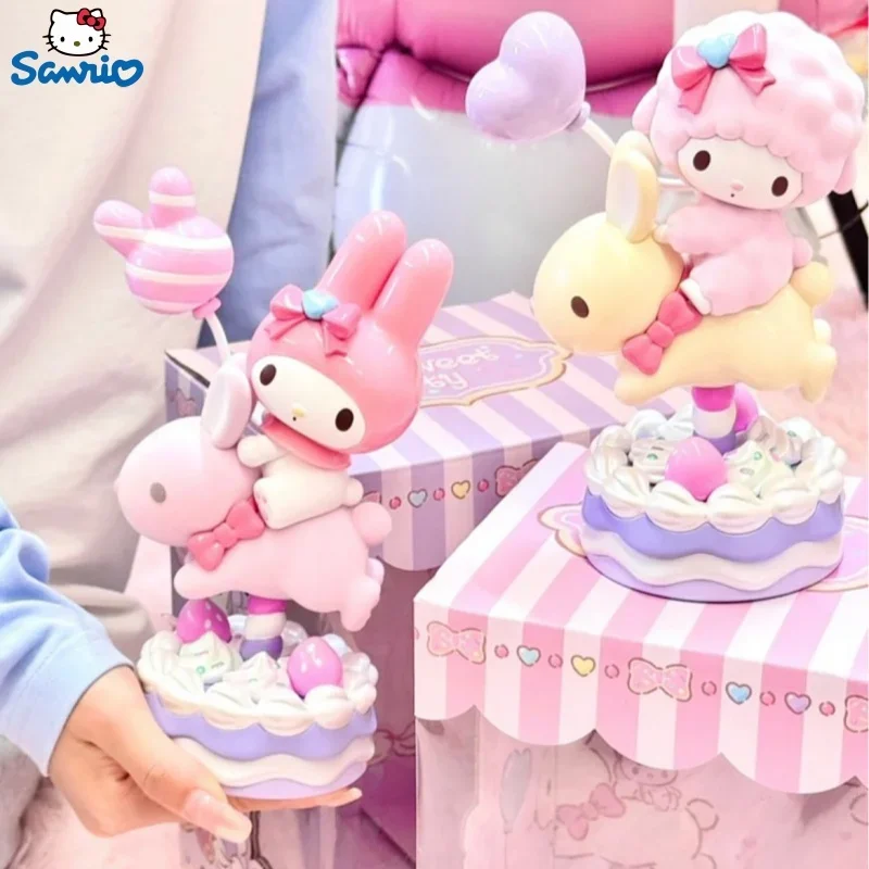 

Оригинальная фигурка пианино Sanrio My Melody My Sweet, Милая модель из ПВХ, коллекционная игрушка, украшение, милый подарок на день рождения