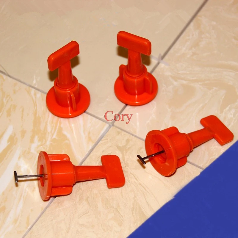 50pcs Tile Rotary leveler adjuster stick brick auxiliary tool available be reused Flooring Wall Tile Leveling