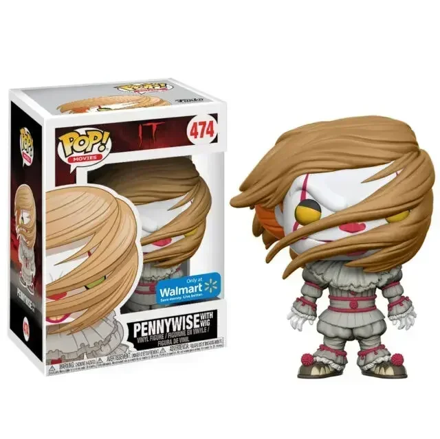 FUNKO POP FACE 51# FREDDY FUNKO SE PENNYWISE 472# V for Vendetta 10# Chucky 798# 658# Billy 52# Action Figure Toys