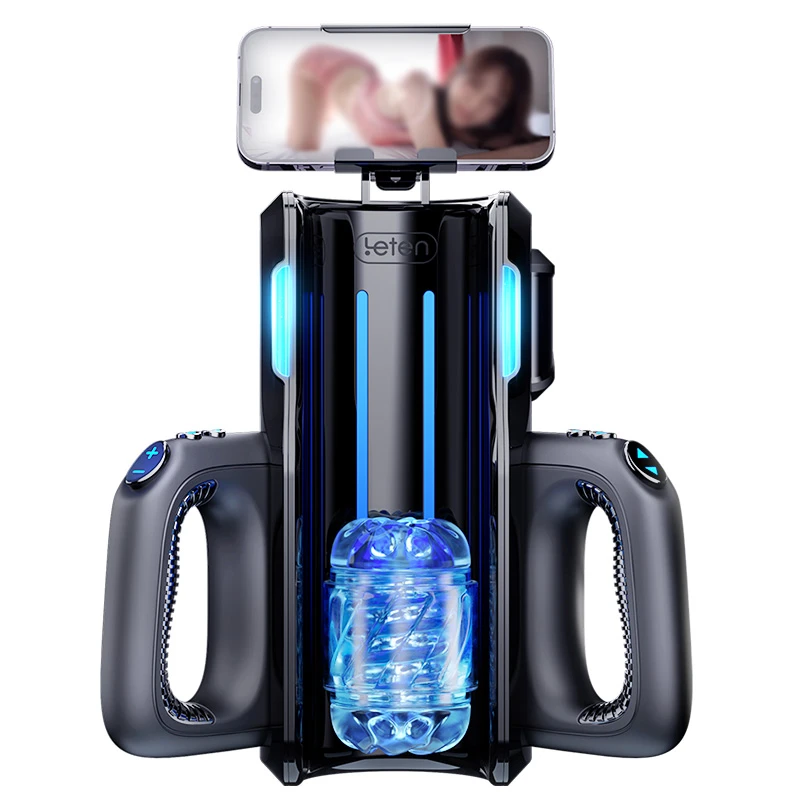 Leten High Speed Automatic Piston Stroker Masturbator, Telescopic Vagina Blowjob Masturbation Sex Machine Sex Toys for Men 18+