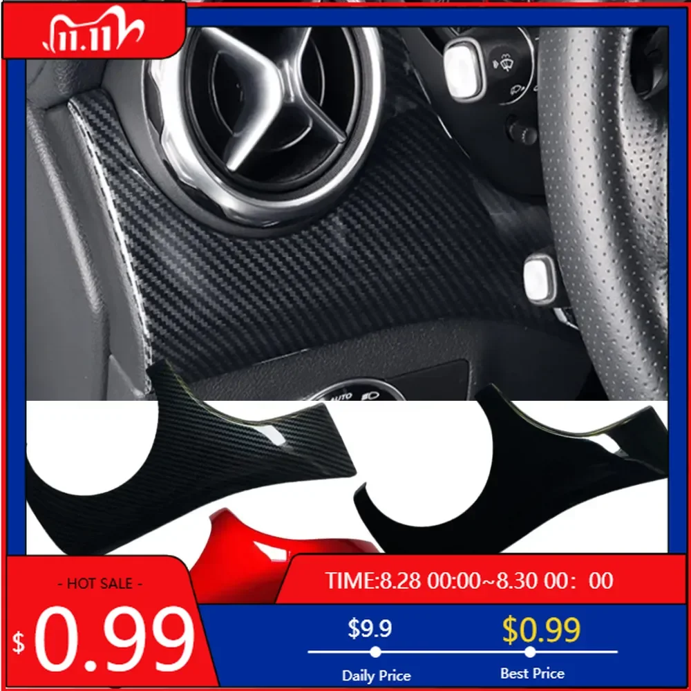 

Interior Stickers For Mercedes Benz GLA CLA A Class W176 X156 C117 X117 CLA200 ABS Car Inner Grain Driver Side Decoraion Trim Pa