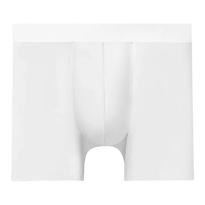 

5PCS Men's ice silk sports underpants. They are thin styles for summer, preventing leg chafing. Suitable for running, breathable