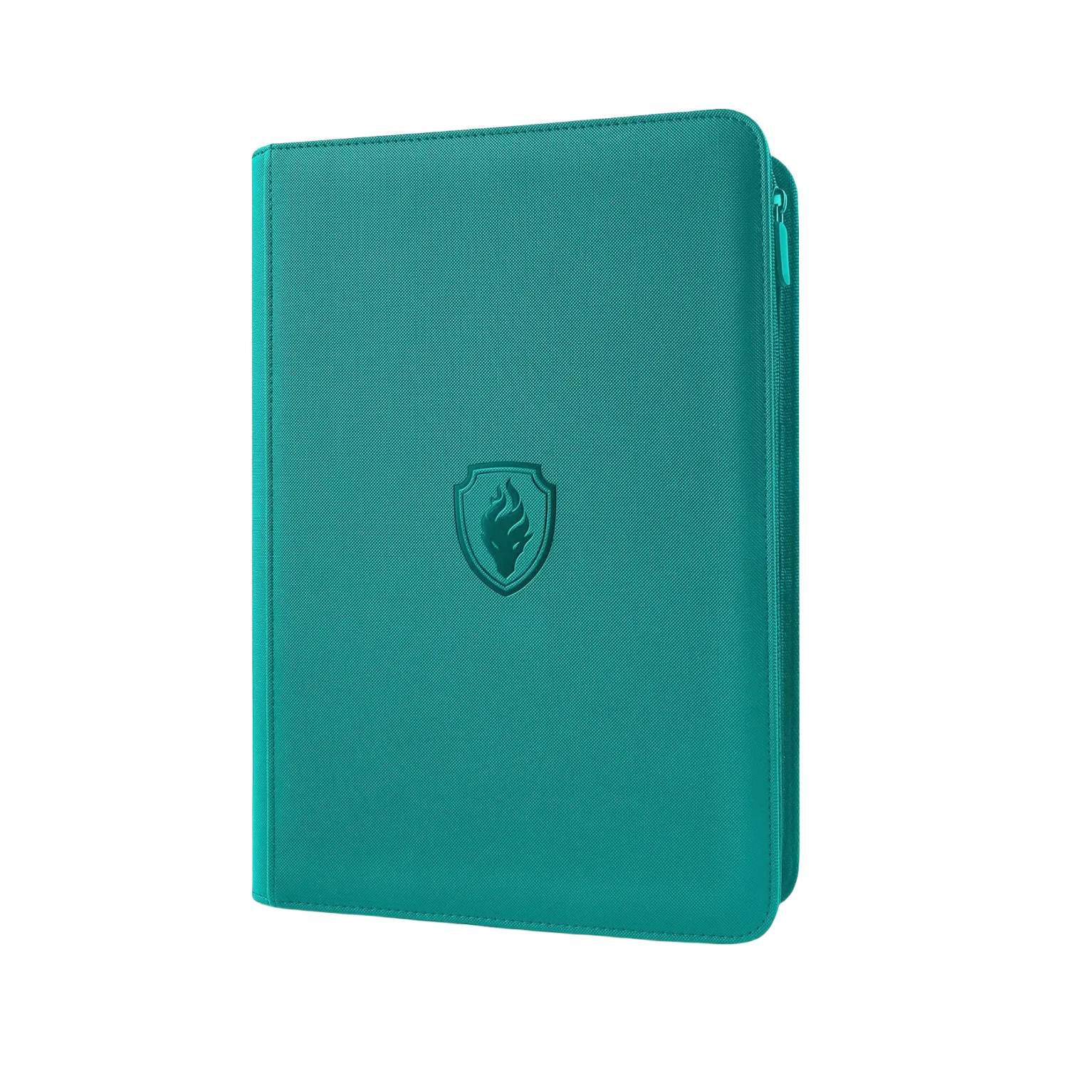 9 Pocket Trading Card Binder, PU Cover Zipper Card Collection Album, Sturdy 360 Side-Loading Card Folder Holder for Game Cards image 3