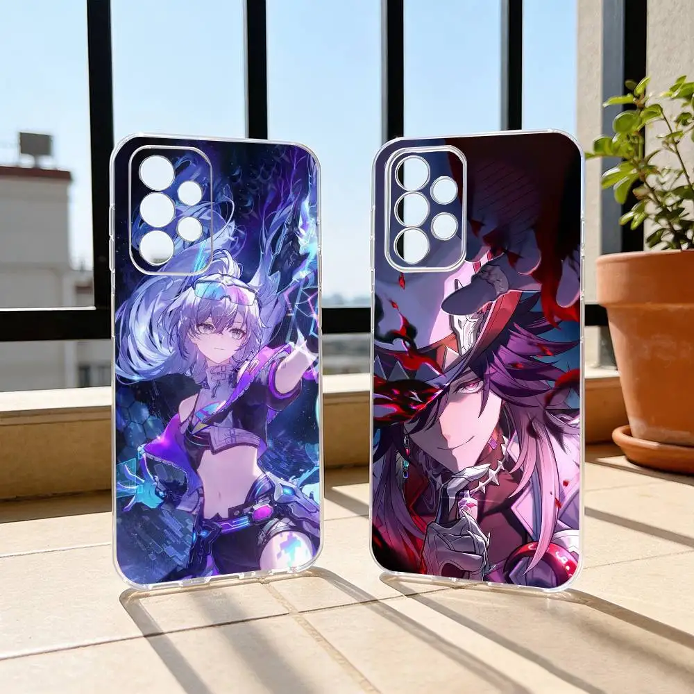 Honkai Star Rail  Phone Case Transparent Silicone Soft For Samsung S25,S24,S21,S22,S23,S30,Ultra,S20,Plus,Fe