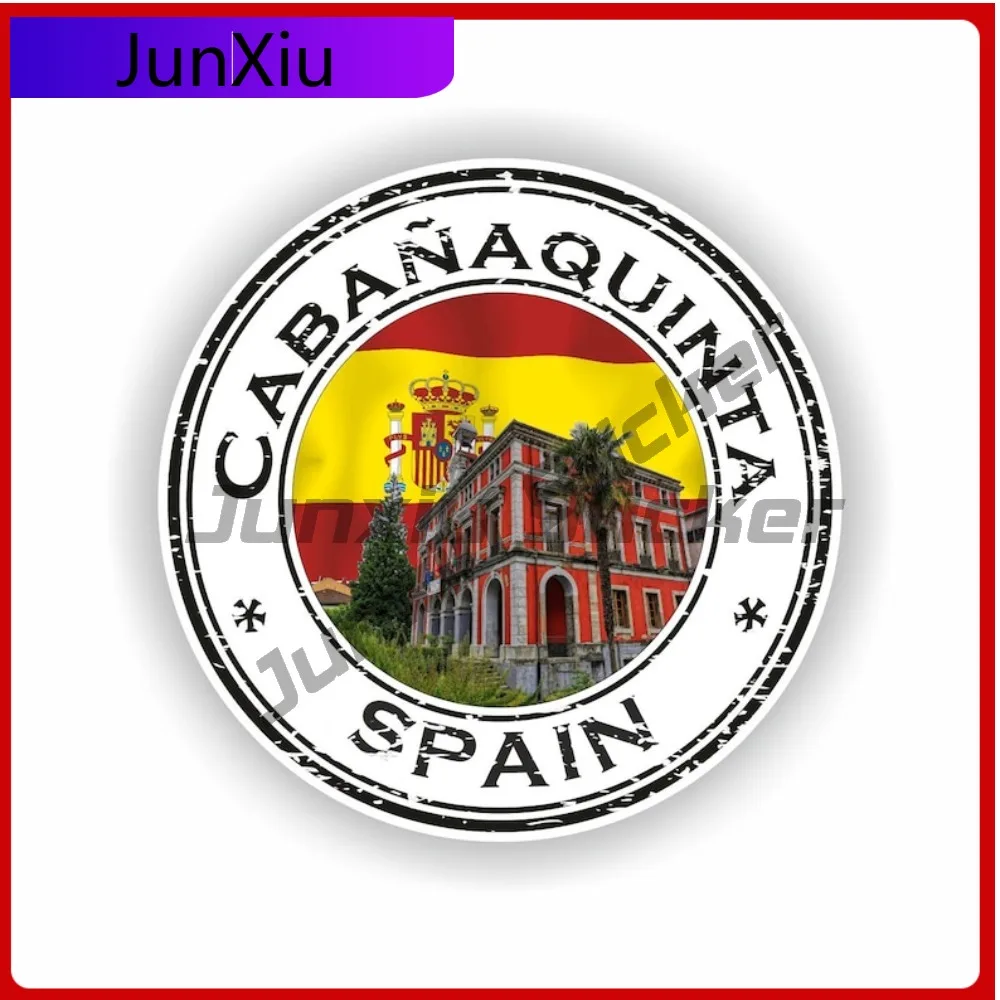 

Caba aquinta Spain Seal Funny Truck Fade Resistant Vinyl Round Sticker Design Cool Cute Motorcycle Boat Trendy Weatherproof