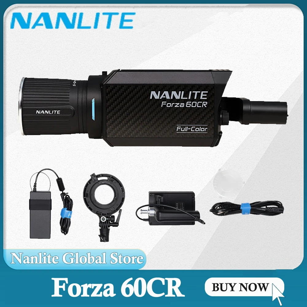 

Светодиодный RGB-осветитель Nanlite Forza 60CR Full Color (1800K-20000K) для фото- и видеосъемки, прямых трансляций и фотостудий
