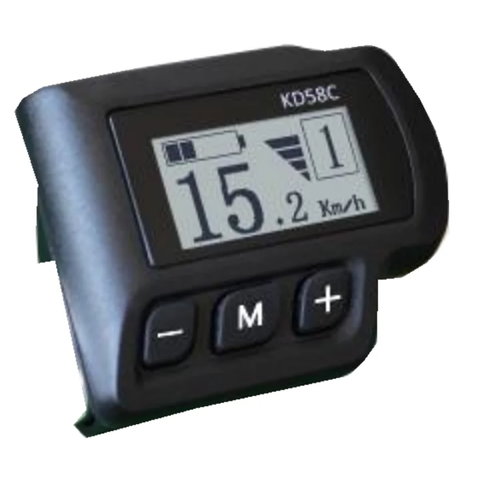 Greenpedel KDS  IP65 CE/EN15194 KD58C Dot-matrix Mini  LCD Display for Ebike