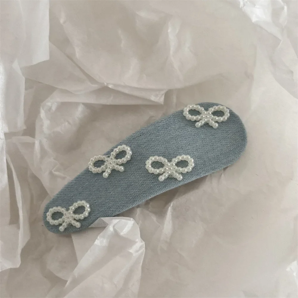 סיכה ג'ינס מיוחדת עם פנינים