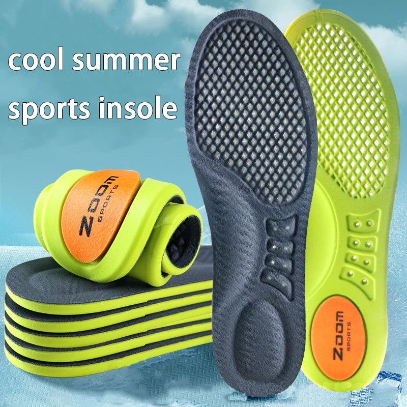 1 Paar/2 Paar atmungsaktive, geruchsresistente Sport-Einlegesohlen, weiche, bequeme und stoßdämpfende Basketball-Schuhpolster