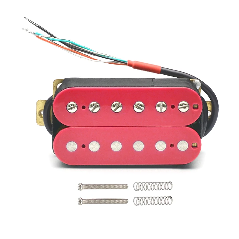 Humbucker Electric Guitar Pickup Coil Spliting Pickup Humbucker Dual Coill Pickup 4 Conduct Cable N-7.5K/B-15K Output Pink