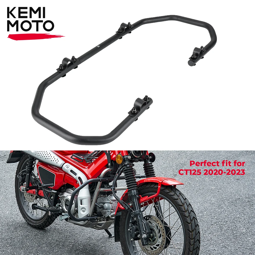 

For Honda CT125 Trail 125 Hunter Cub 2021 2023 Crash Bar KEMiMOTO Anti-fall Bumpers Motorcycle Equipments Iron Protection Parts