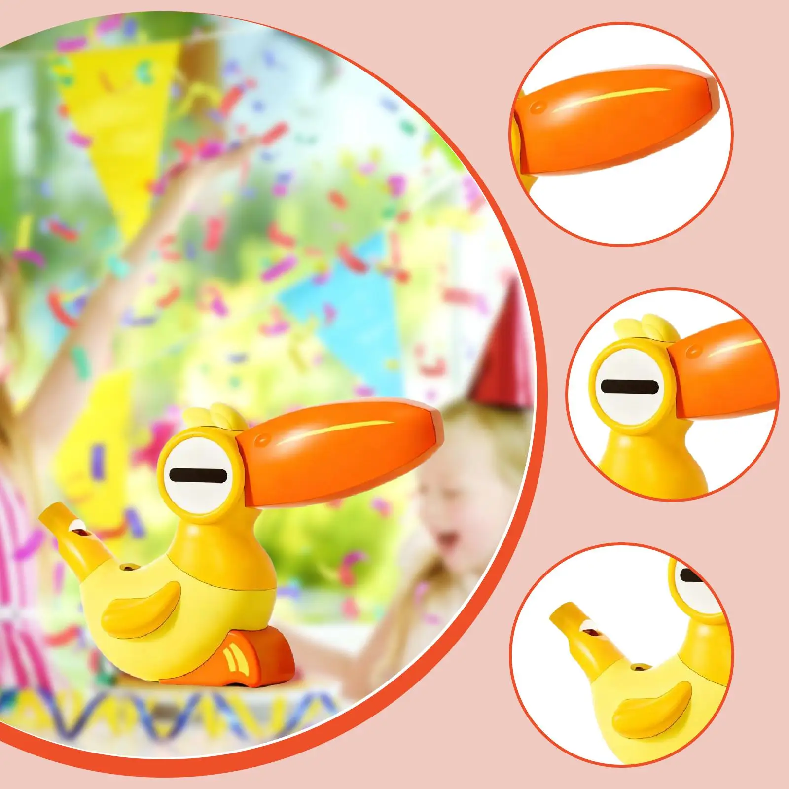 Vogel Waterfluit Vroeg Educatief Cadeau Lichtgewicht Schattig Lawaaimaker Vogeloproep Fluitje Muziekinstrument Speelgoed Jongens Meisjes